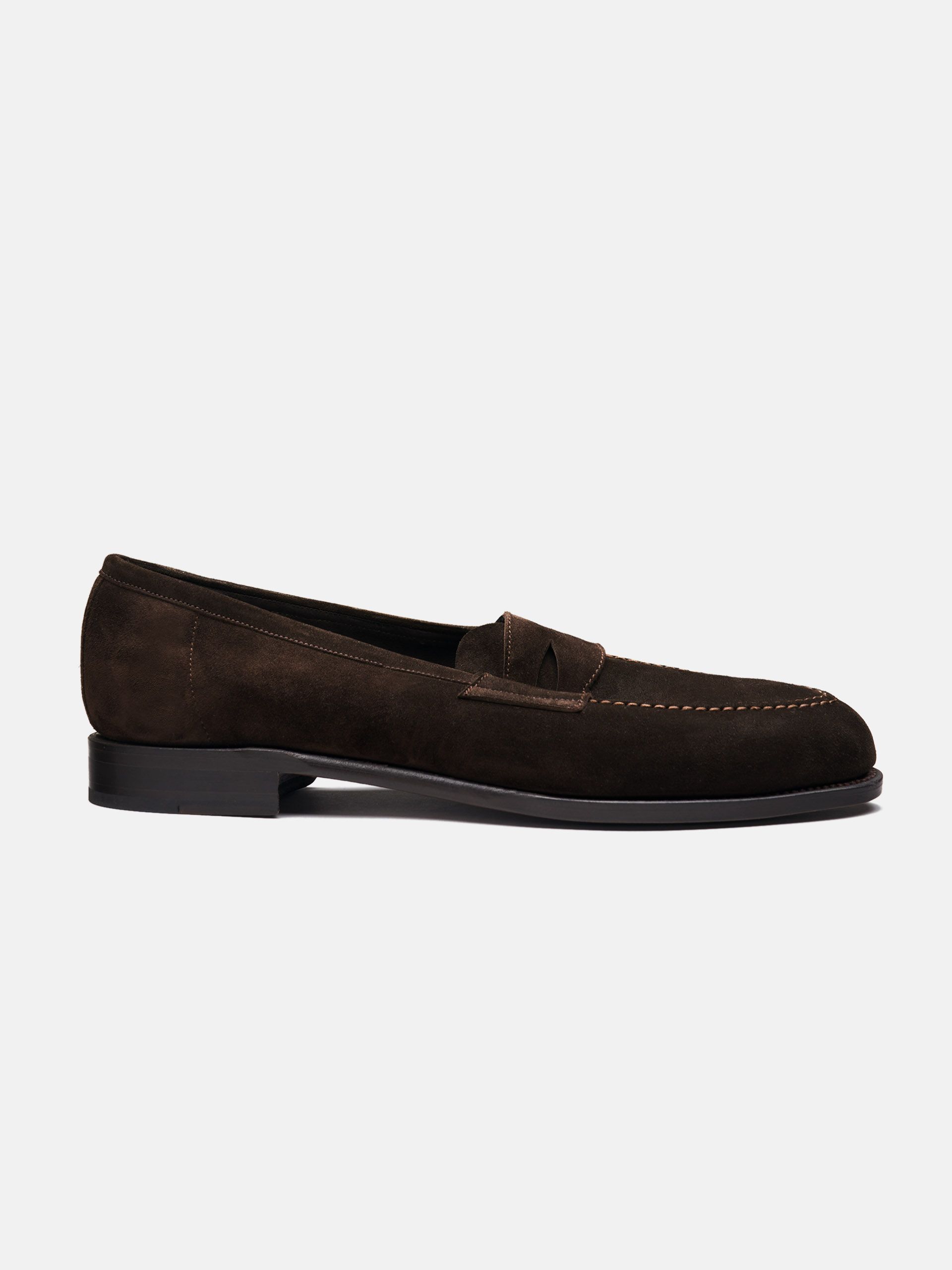 Morjas The Penny Loafer Brown Suede Unlined 2
