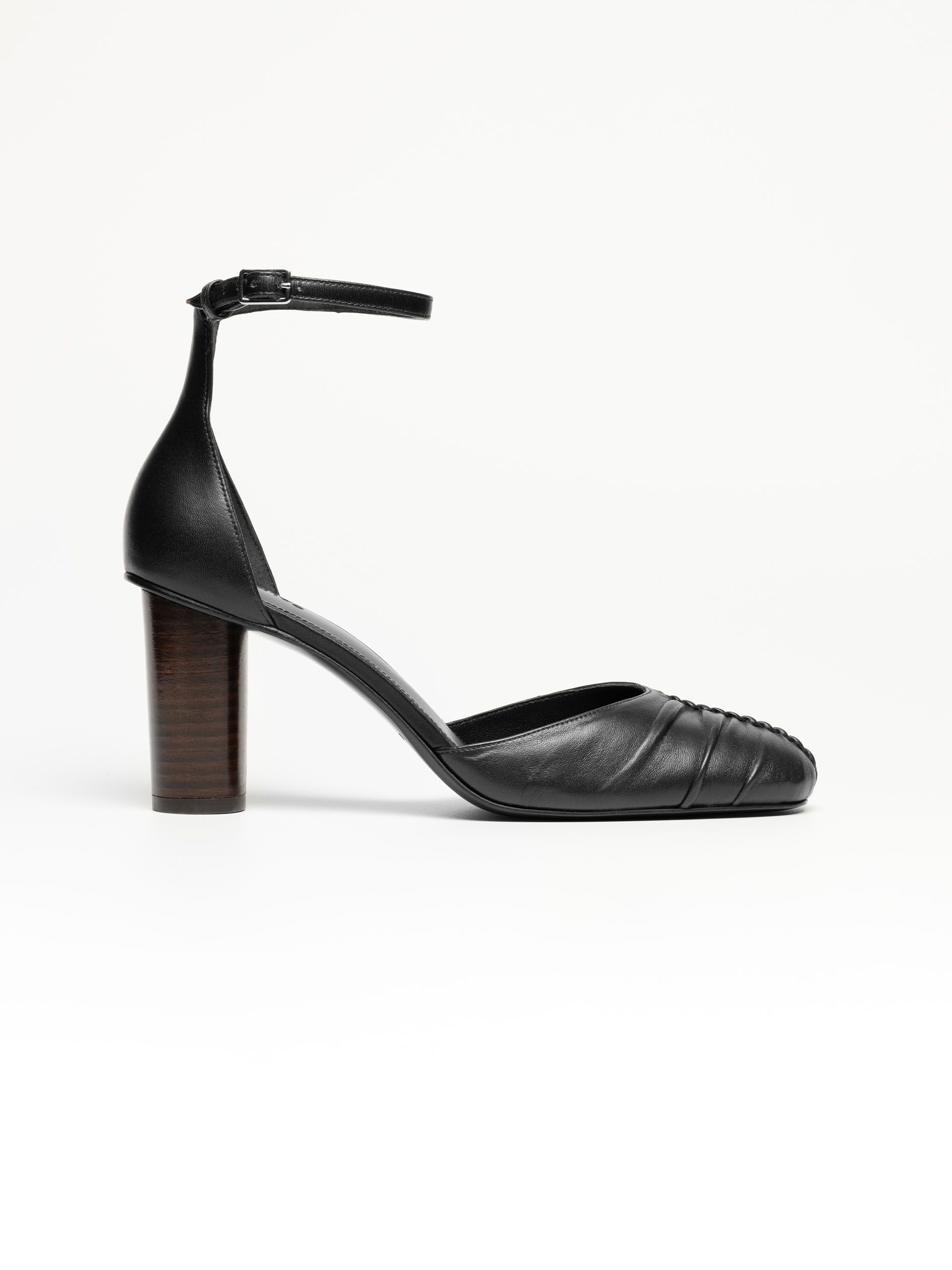 Morjas The d'Orsay Pump - Black Nappa