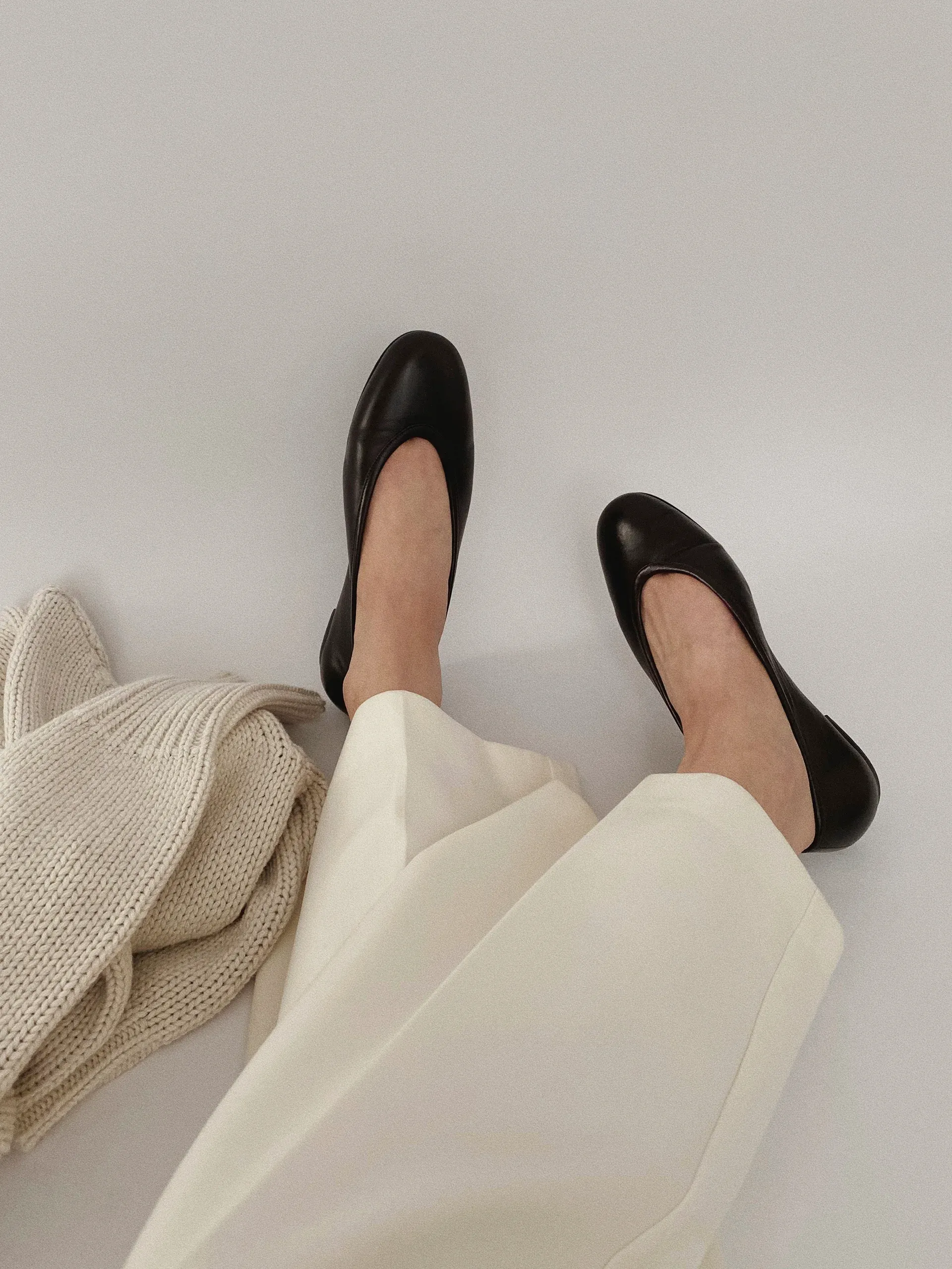 ballet flat black nappa