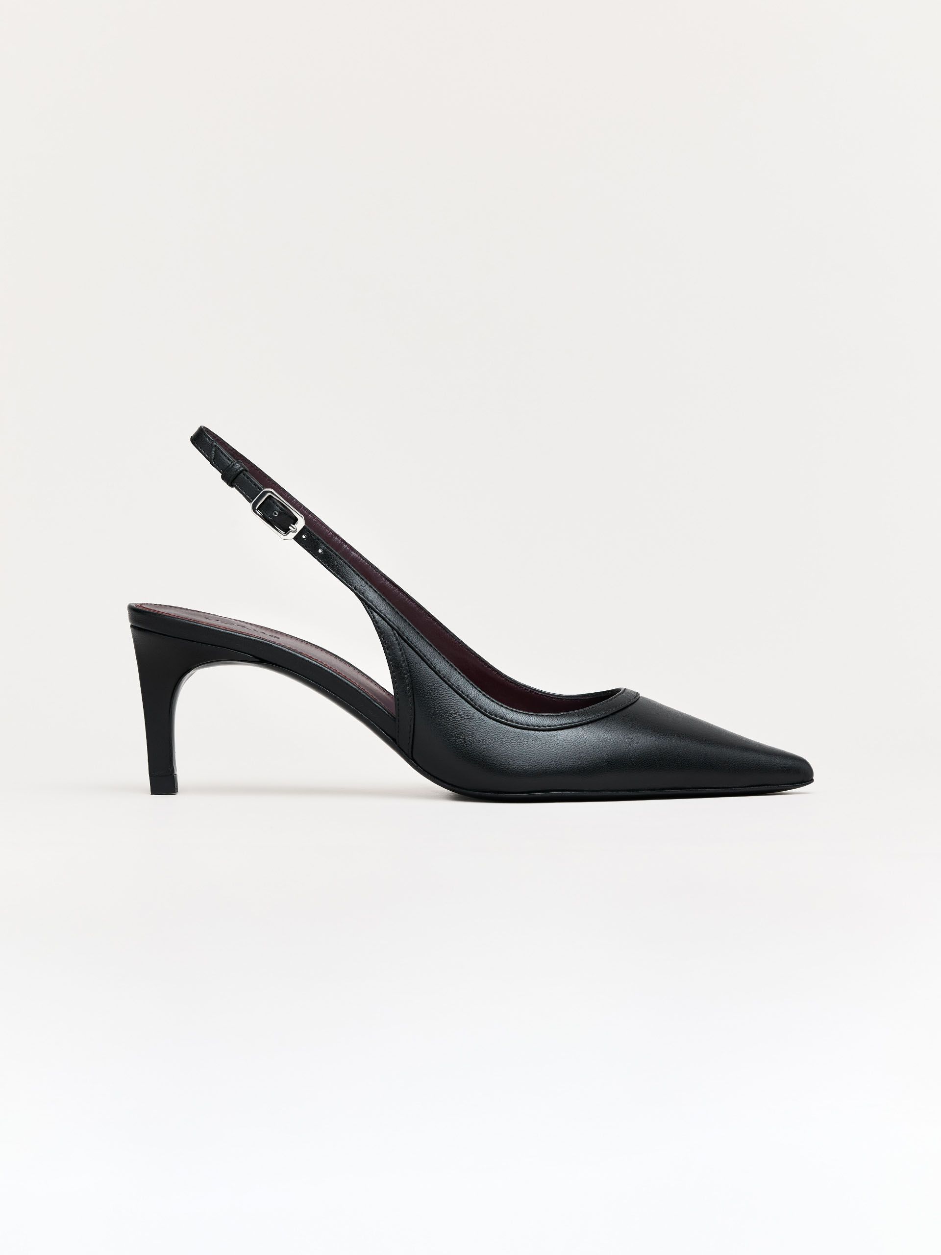 The Slingback - Black Nappa 2