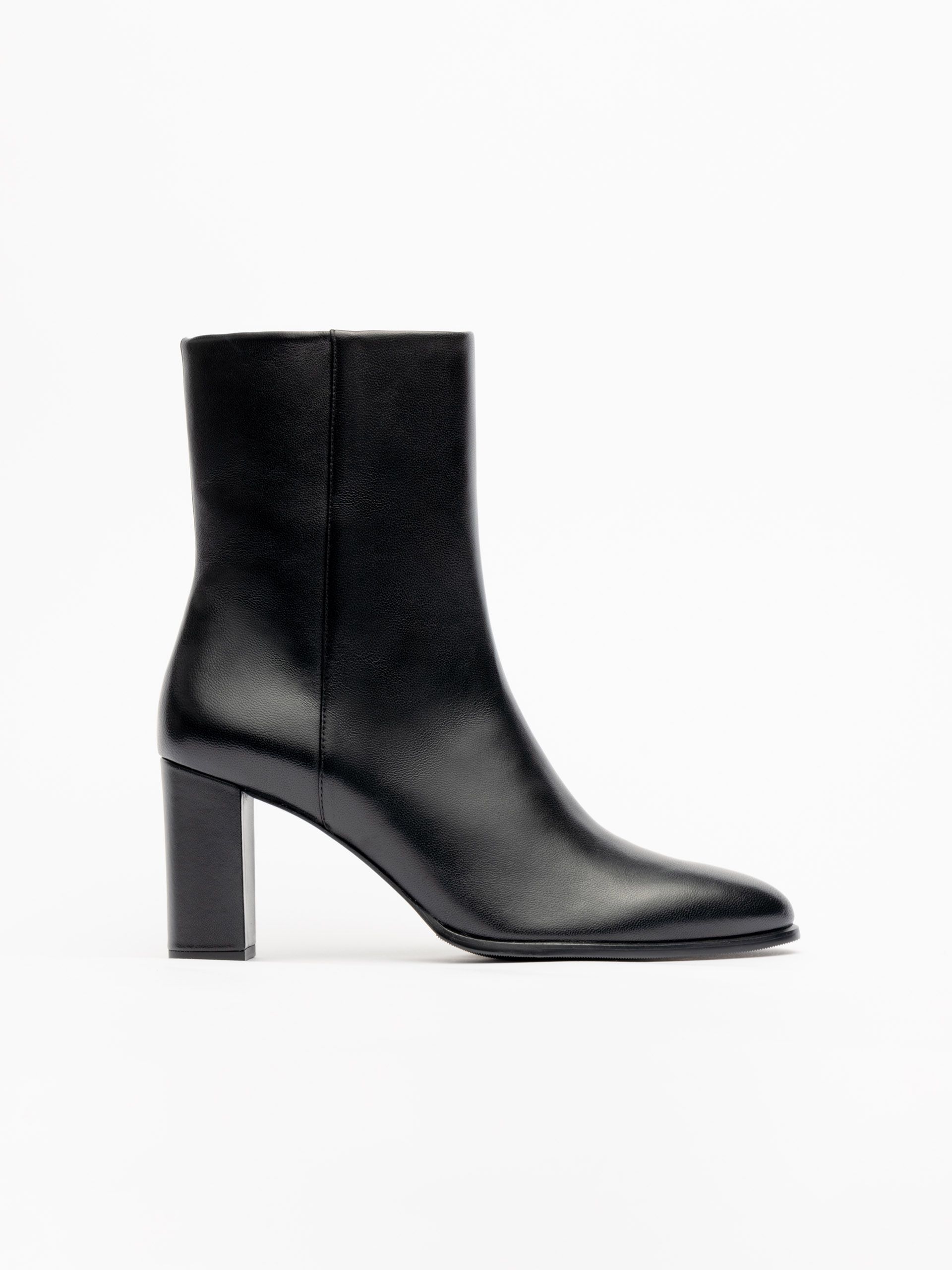 Morjas The Ankle Boot Black Nappa
