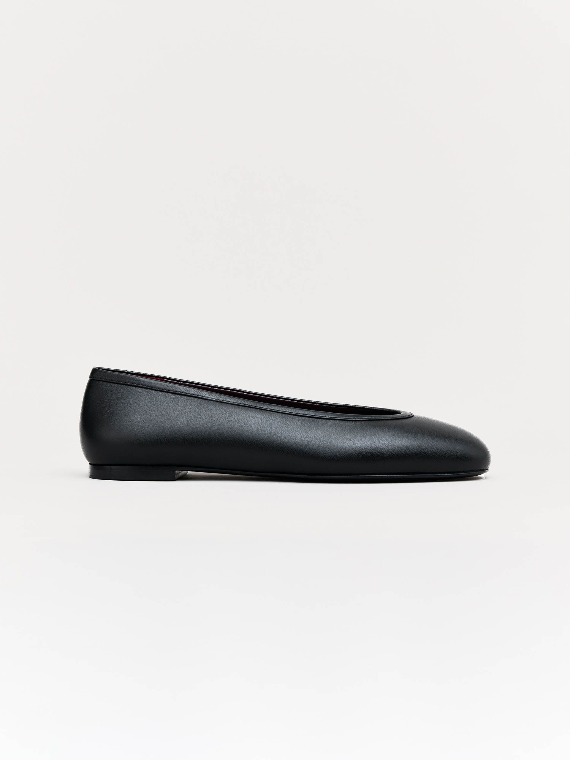 The Ballet Flat Black Nappa