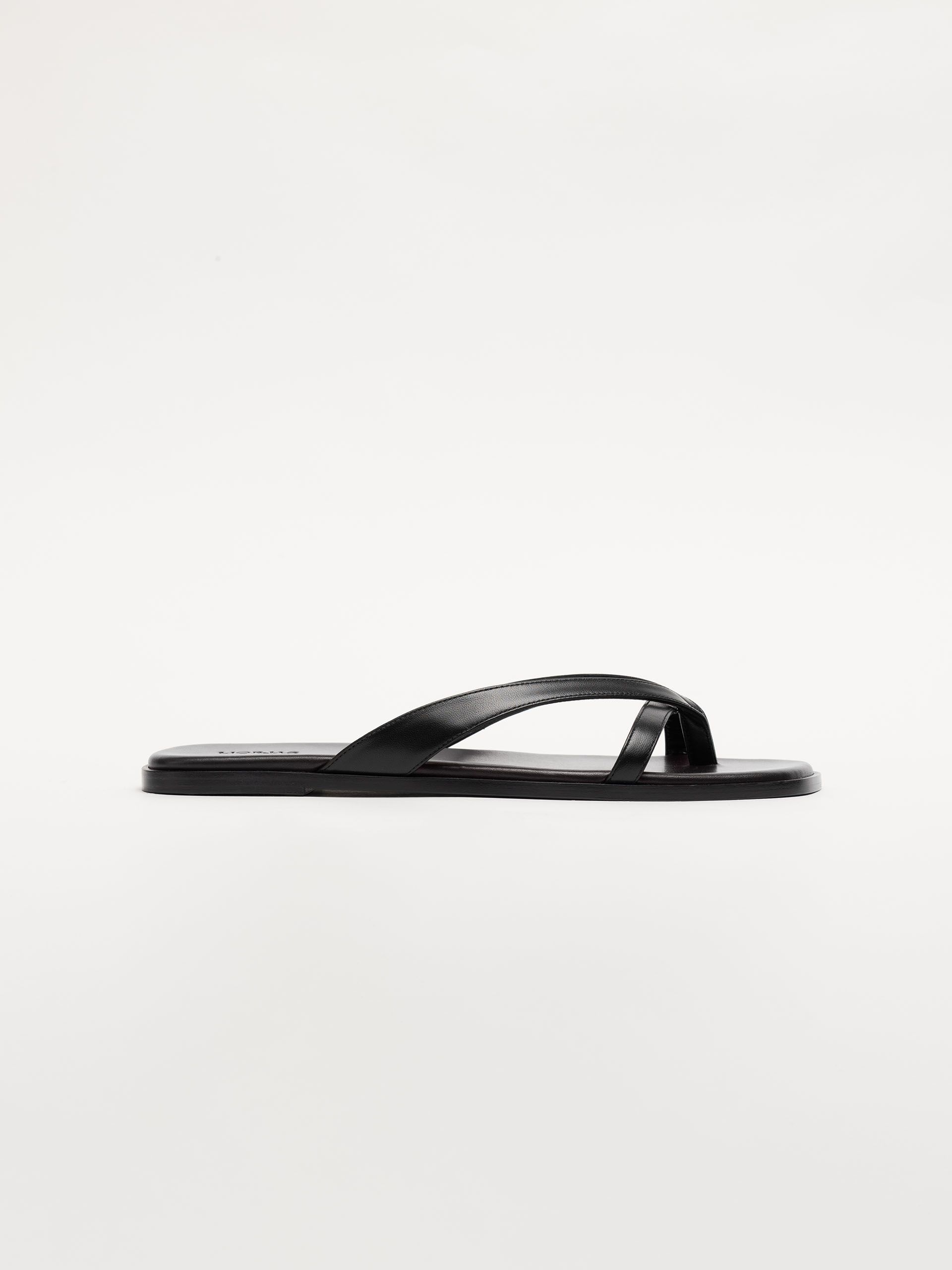 The Paloma Sandal - Black Nappa 1