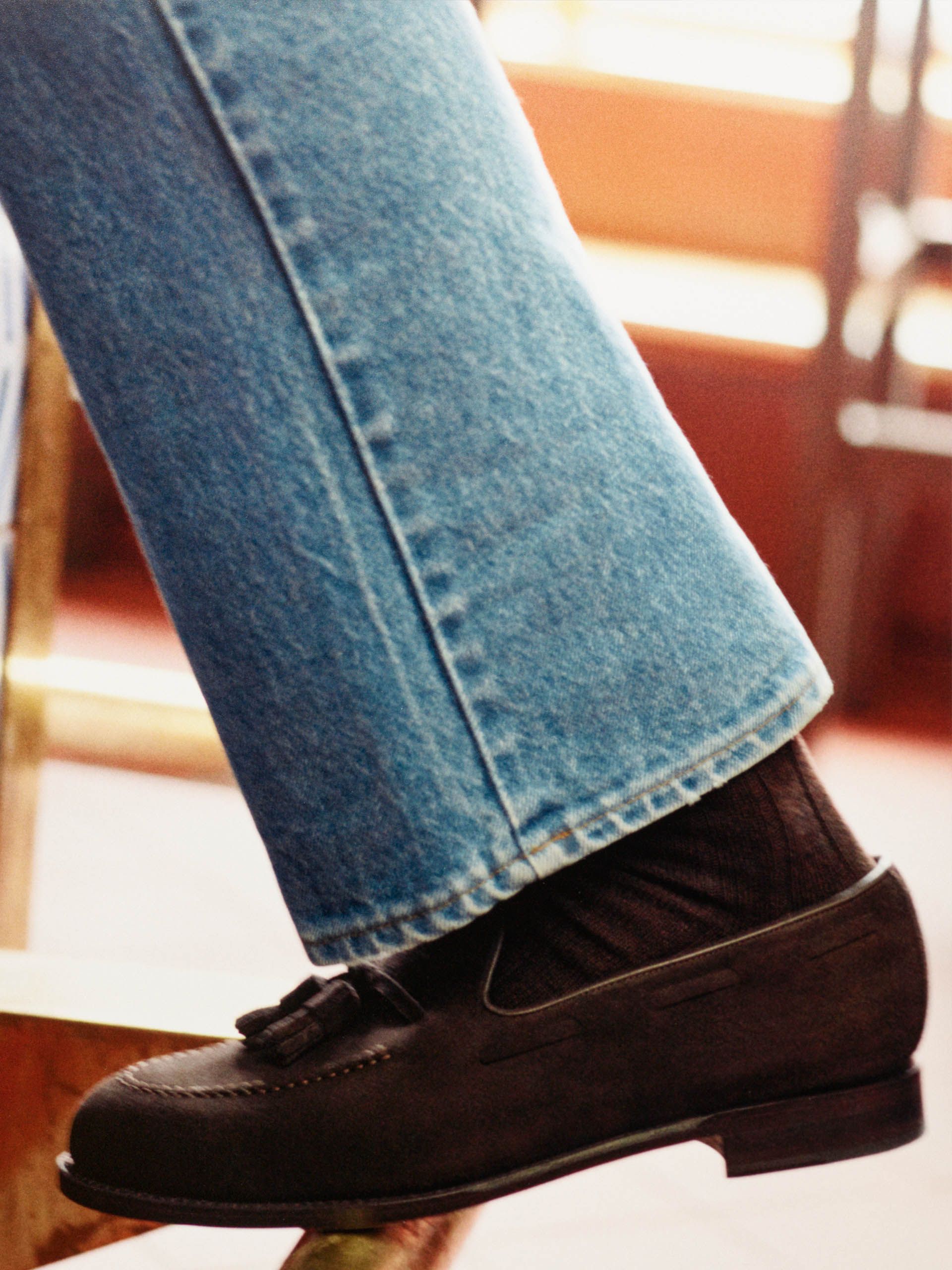 Morjas The Penny Loafer Brown Suede  kopiera wear 1