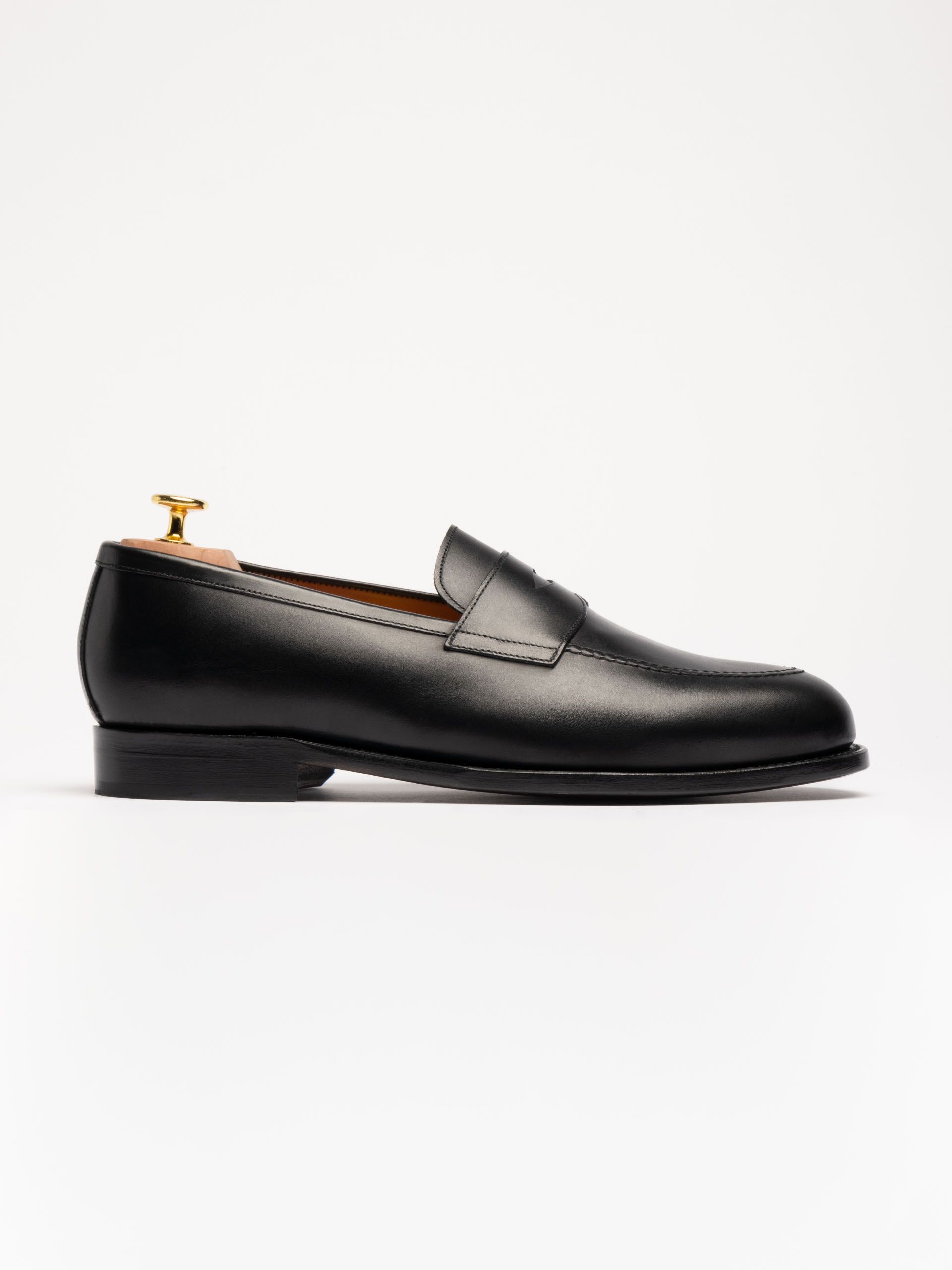 Morjas The Penny Loafer - Black Calf 1