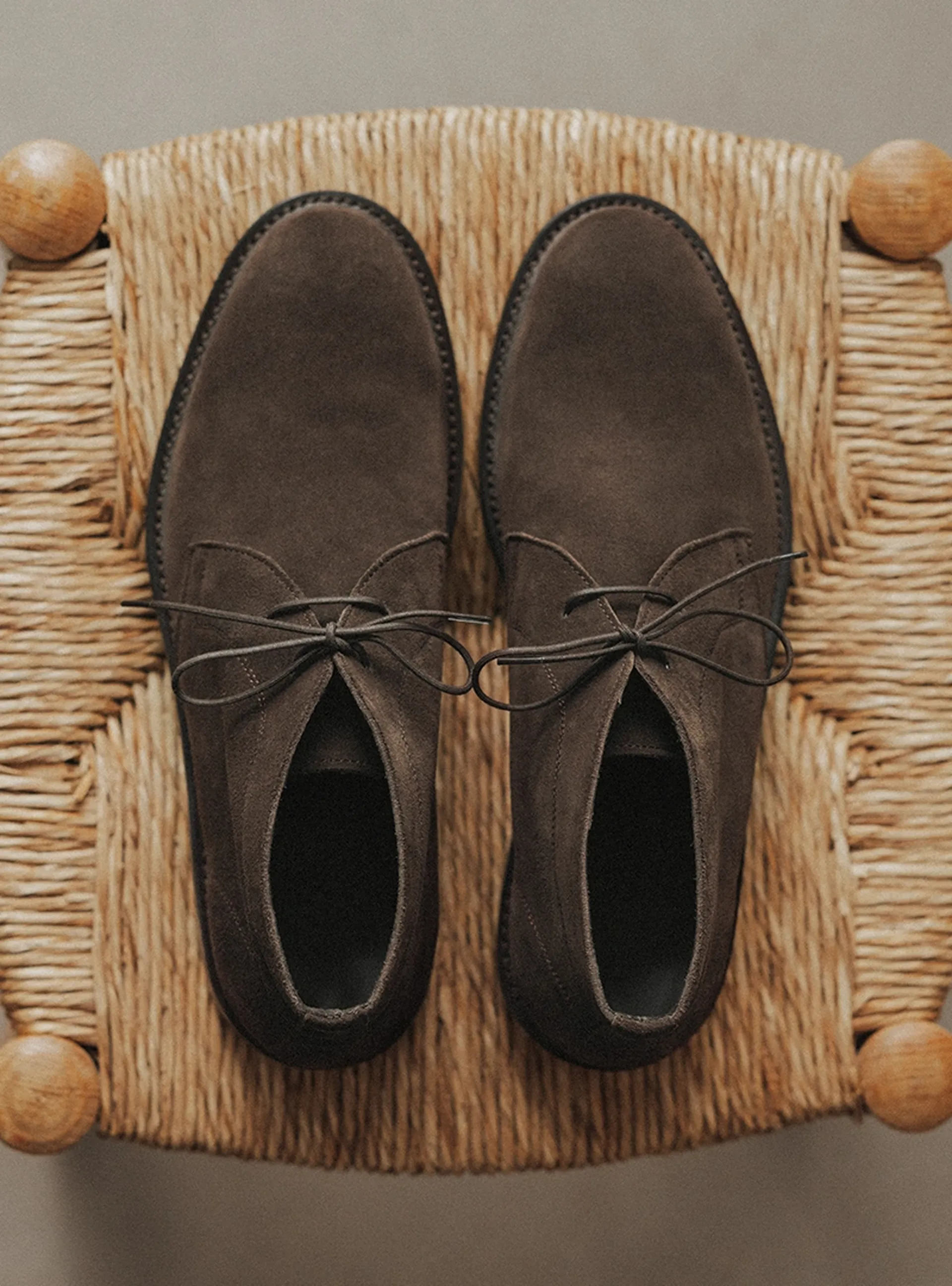 Morjas The Unlined Chukka Brown Suede wear triple block-2