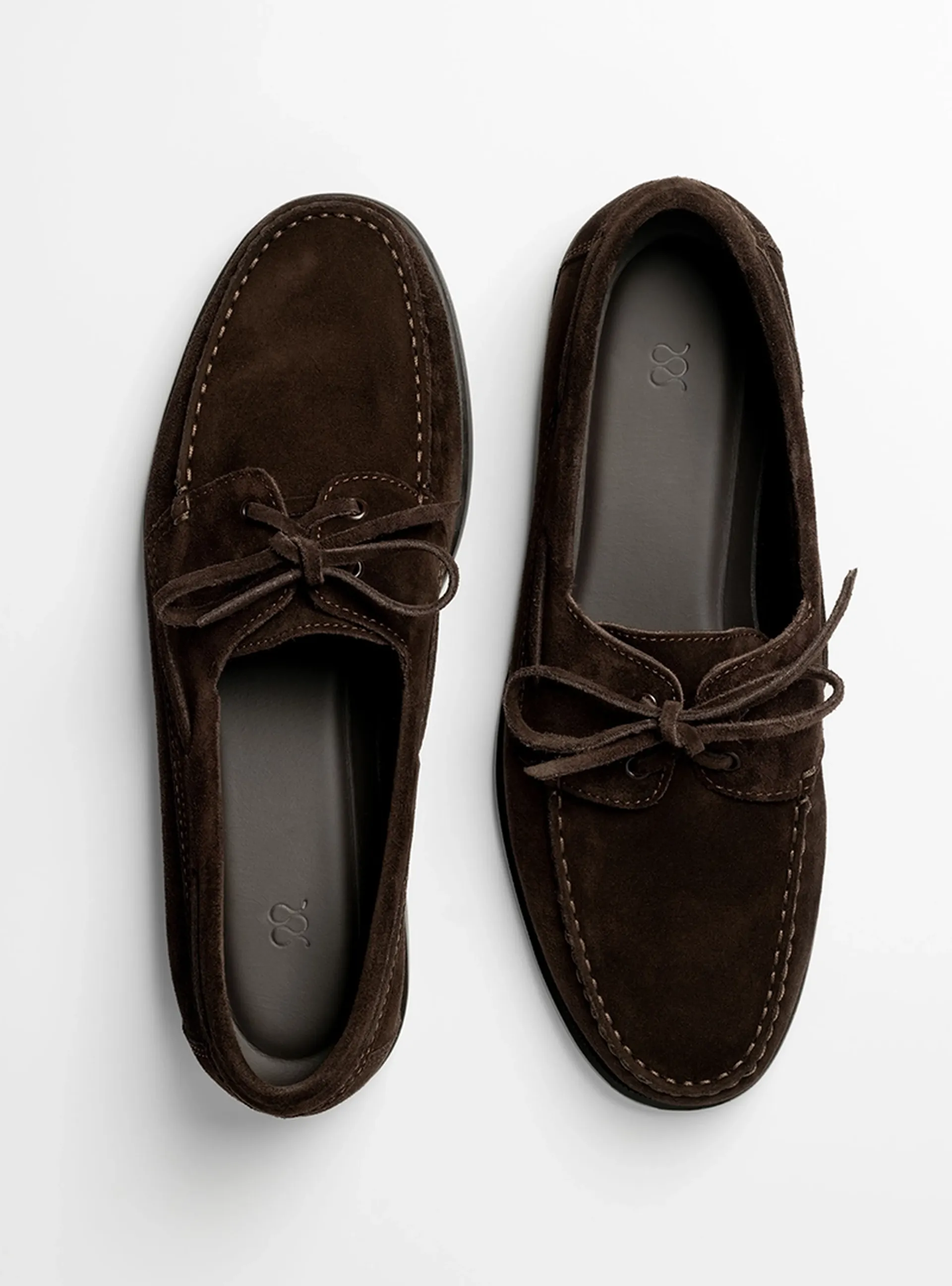 the boat shoe brown suede