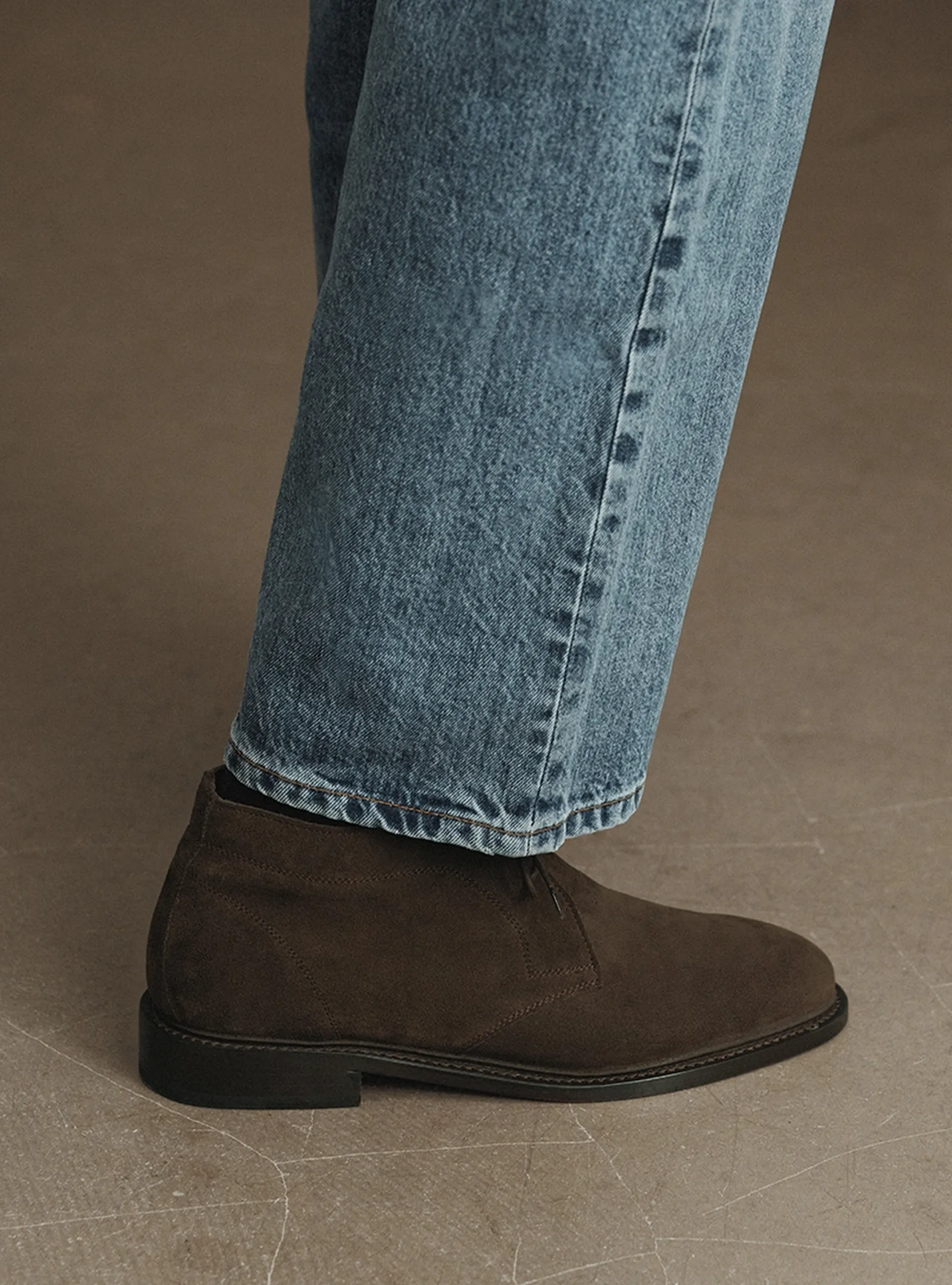 Morjas The Unlined Chukka Brown Suede wear triple block-1