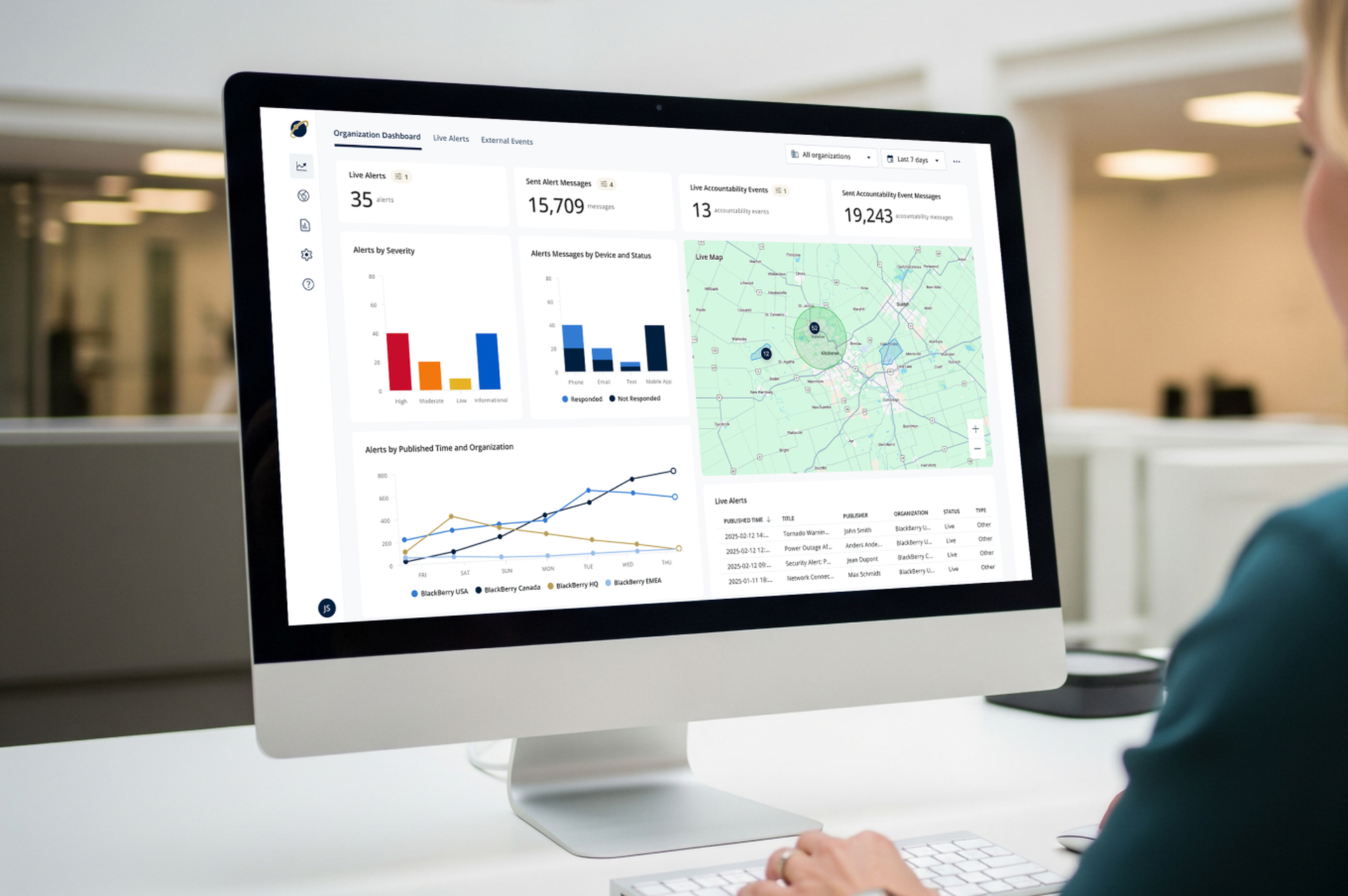 Introducing the BlackBerry AtHoc Command Center