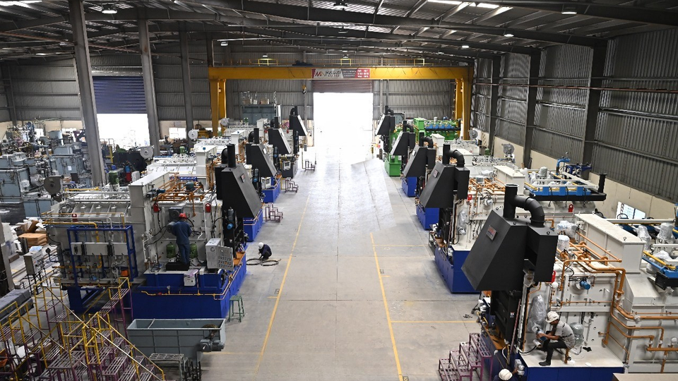 Aichelin Unitherm shopfloor with Furnaces