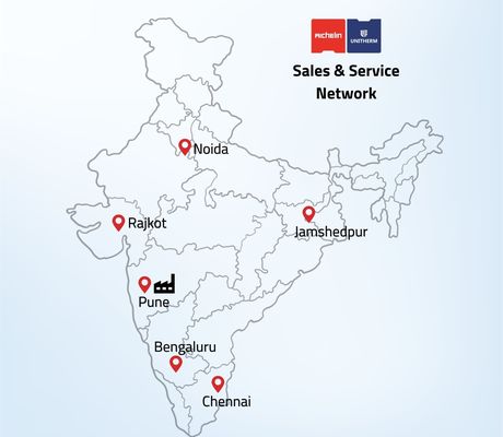 Aichelin Unitherm sales and service network