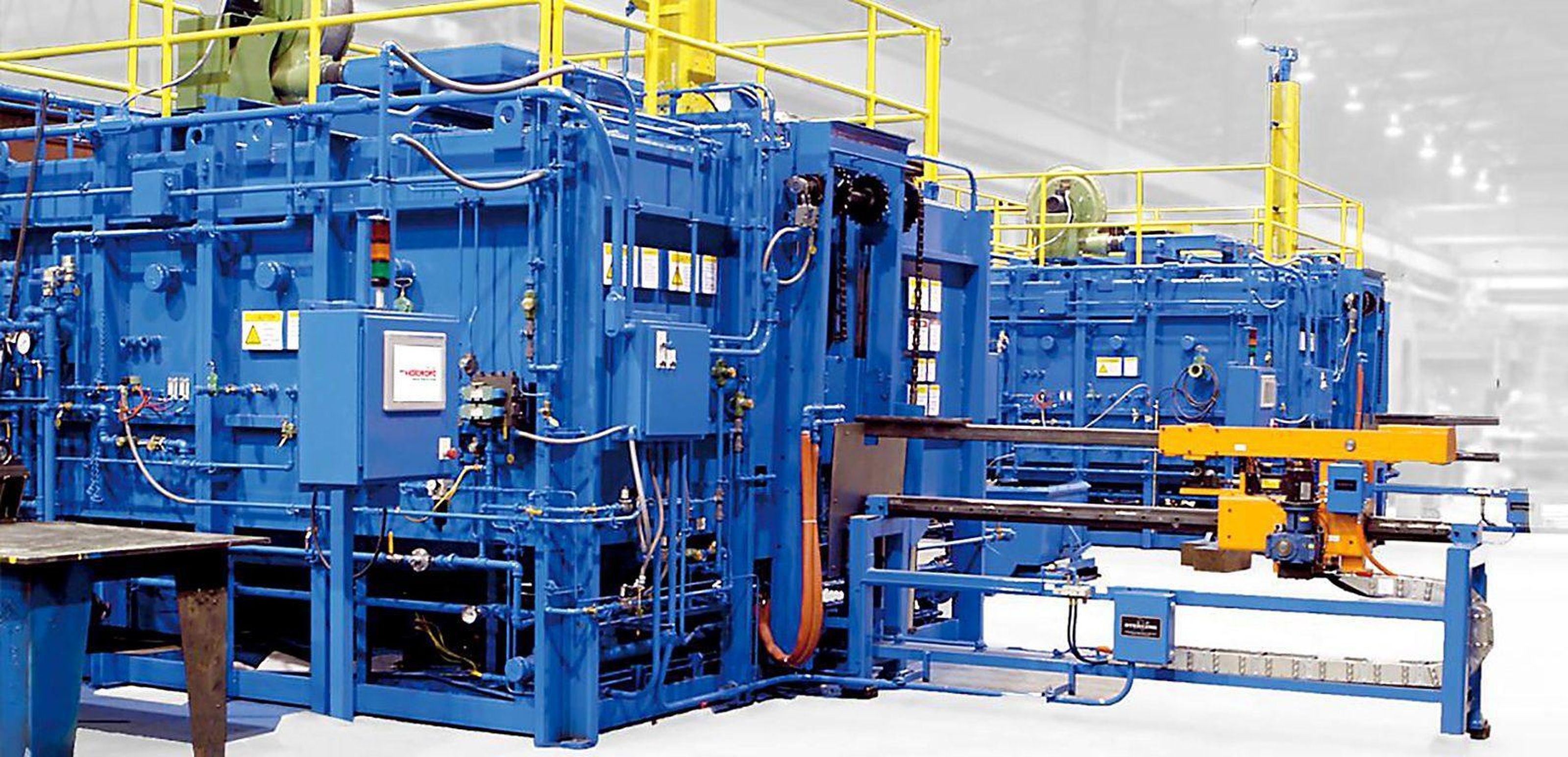 Continuous furnace -front view