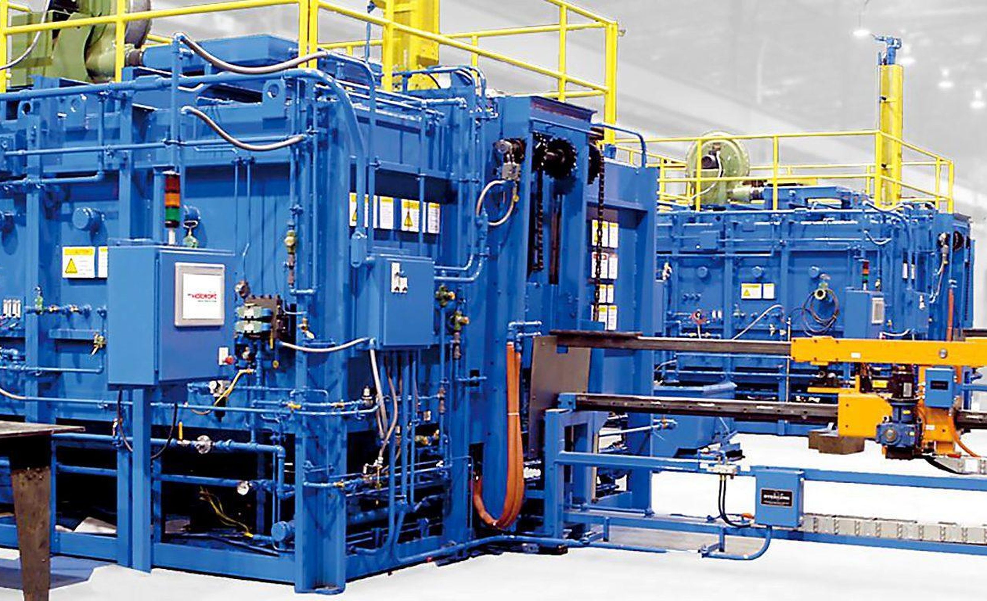 Continuous furnace -front view