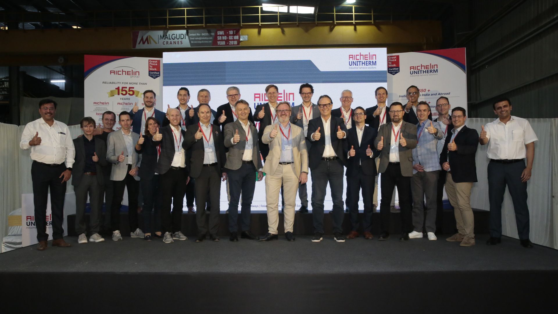 Austrian Delegation visit to AUPL Talegaon Facility