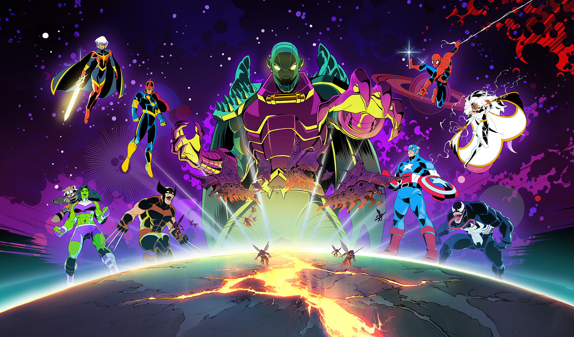 Homepage screenshot of marvelcosmicinvasiongame.com