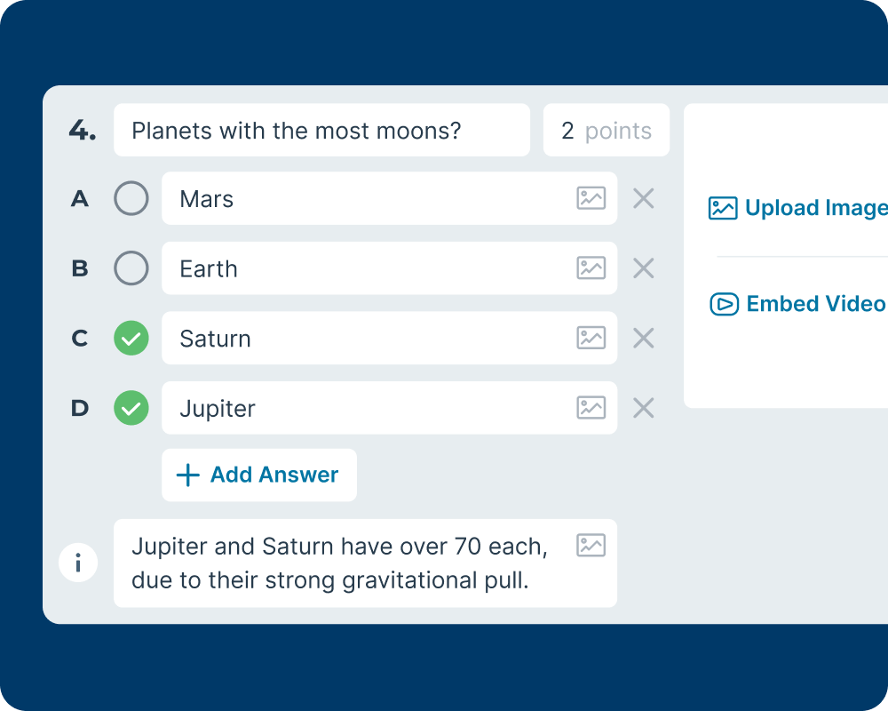 Interactive Skill Assessments