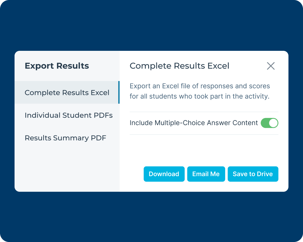 Flexible Reports & Exports