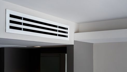 A white air vent grill