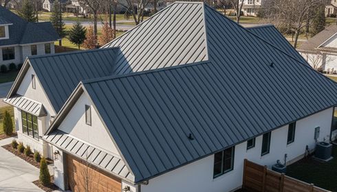 Residential metal roof