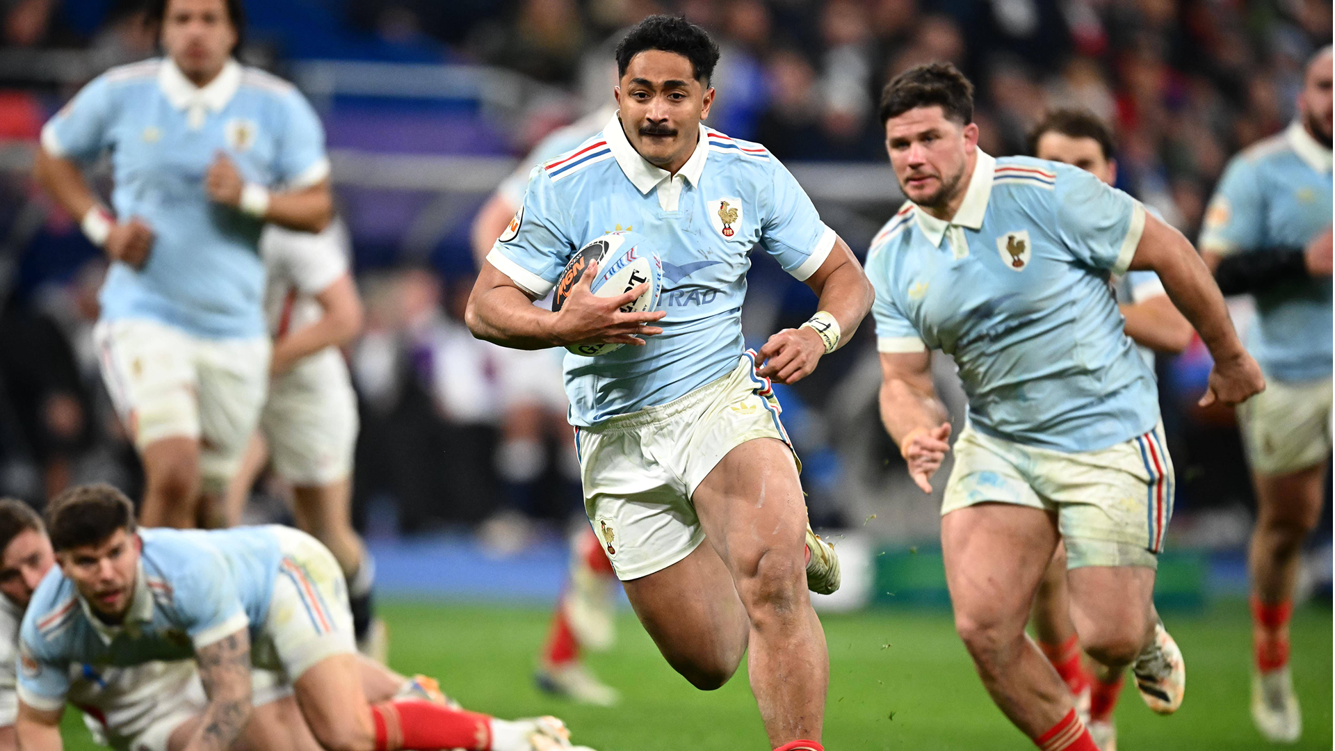 France Rugby'S Le Crunch shirt, worn against England in the Six Nations