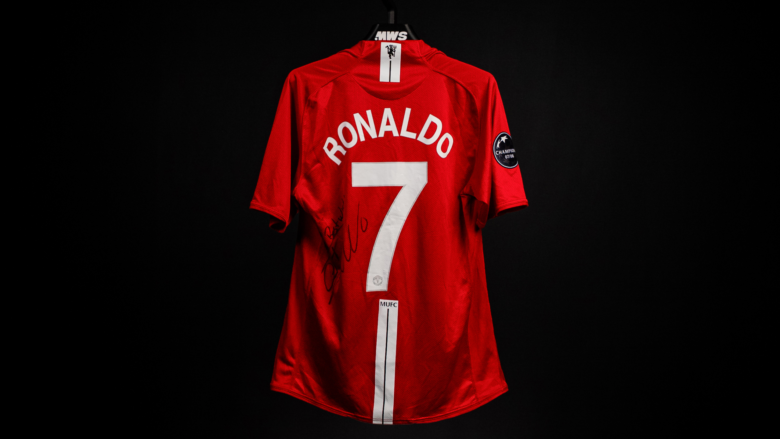 Cristiano Ronaldo's man united shirt from 2009