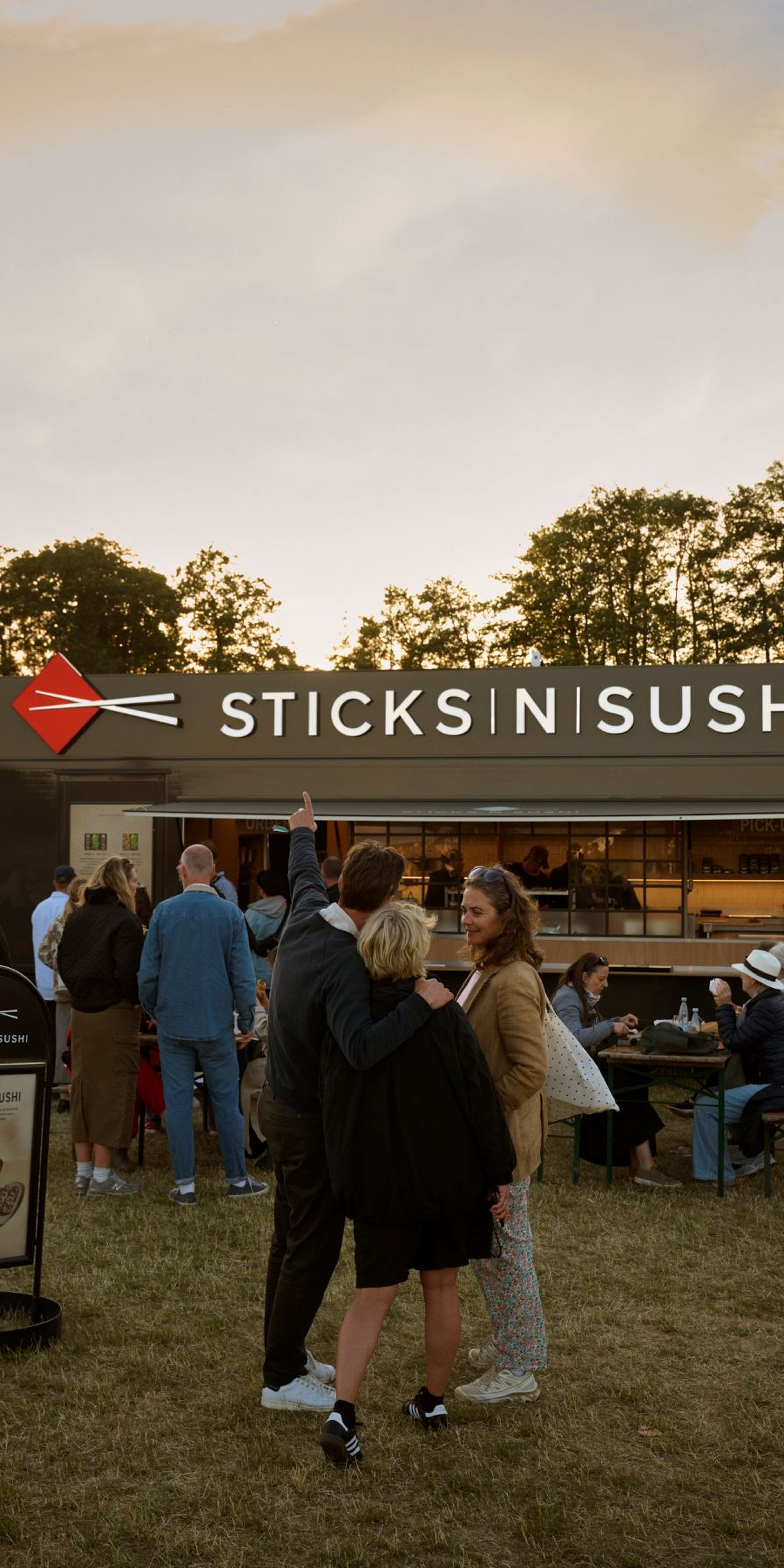 foodtruck, sushi, festival, people