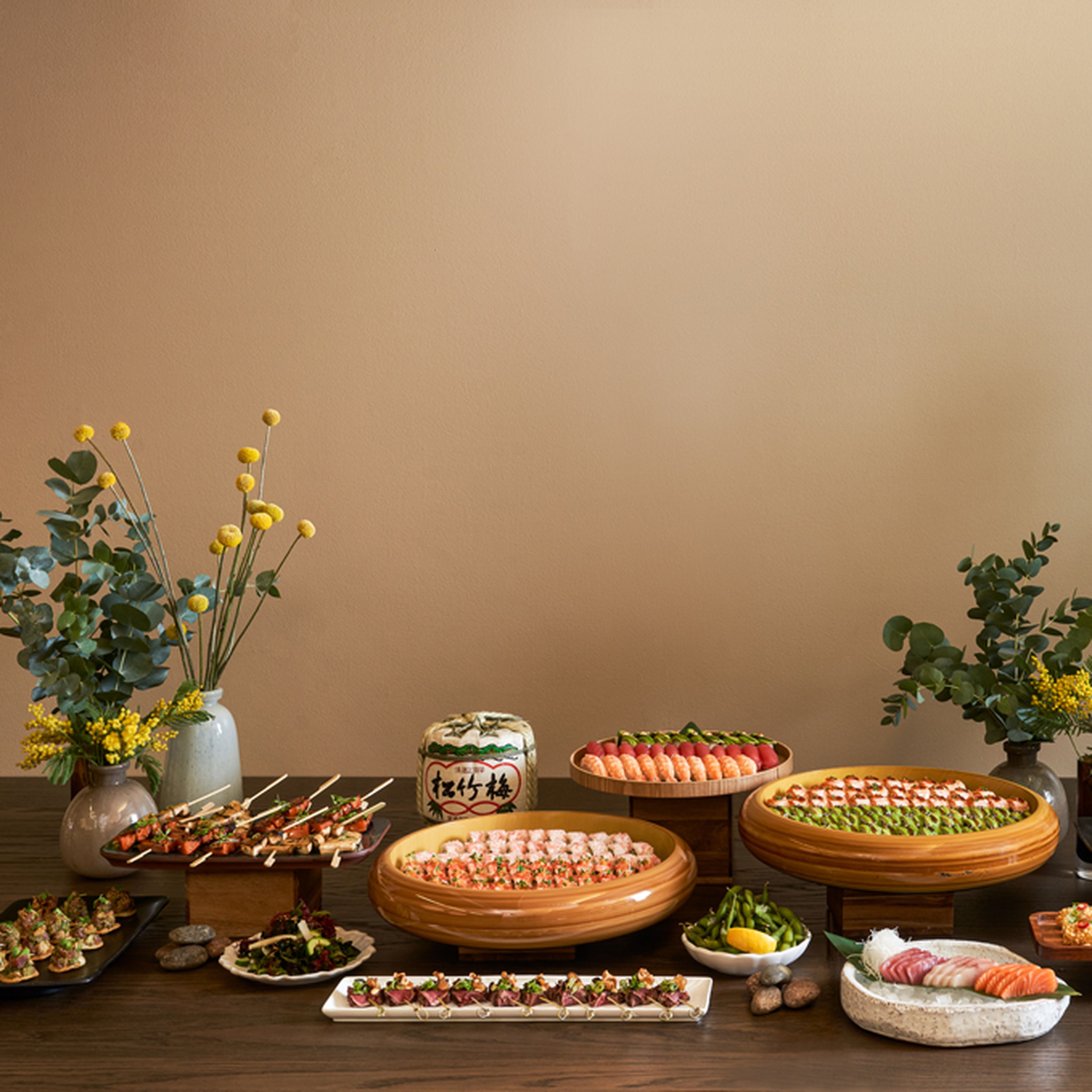 Catering, Sushi, Sticks, Events