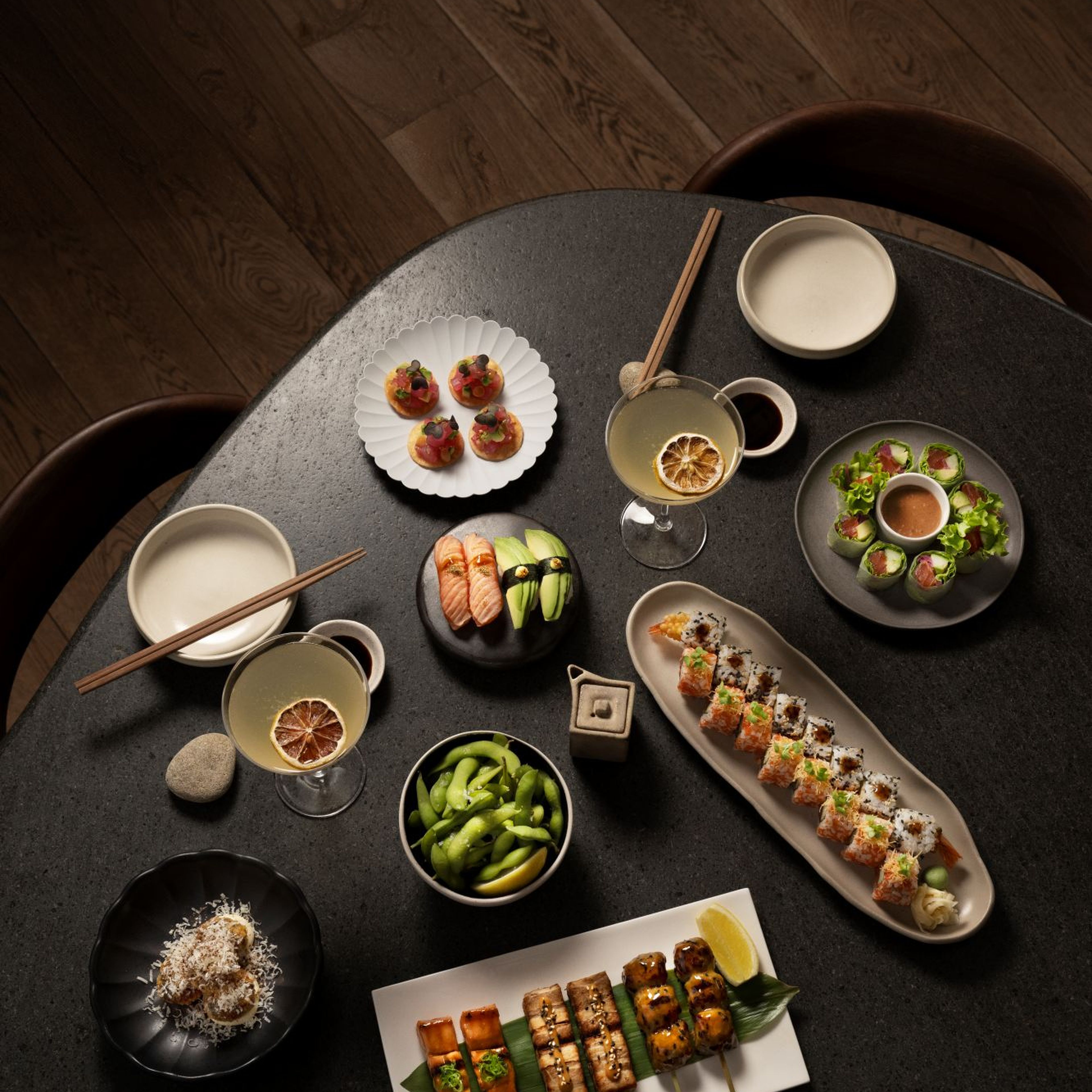 christmas, sushi