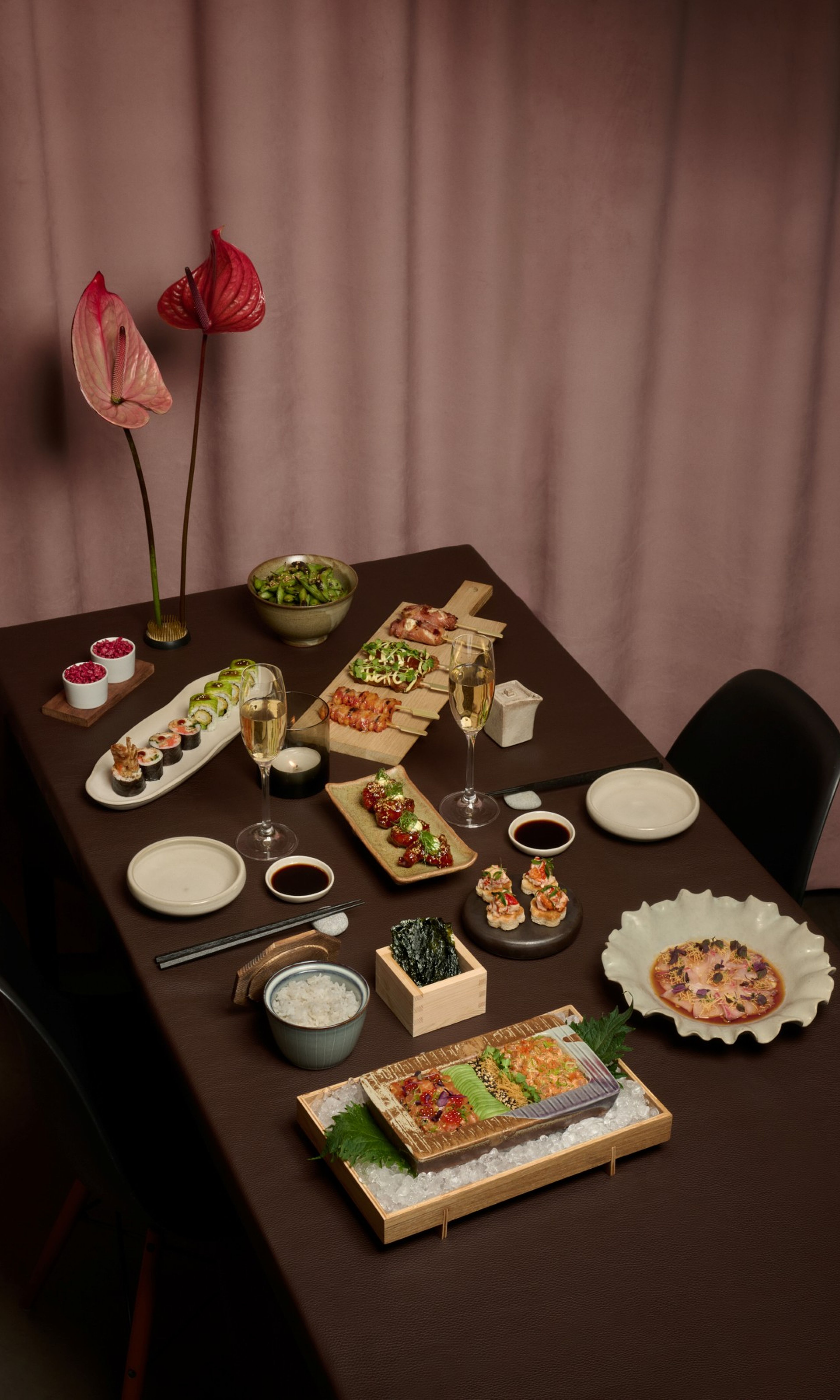 sushi, valentines day