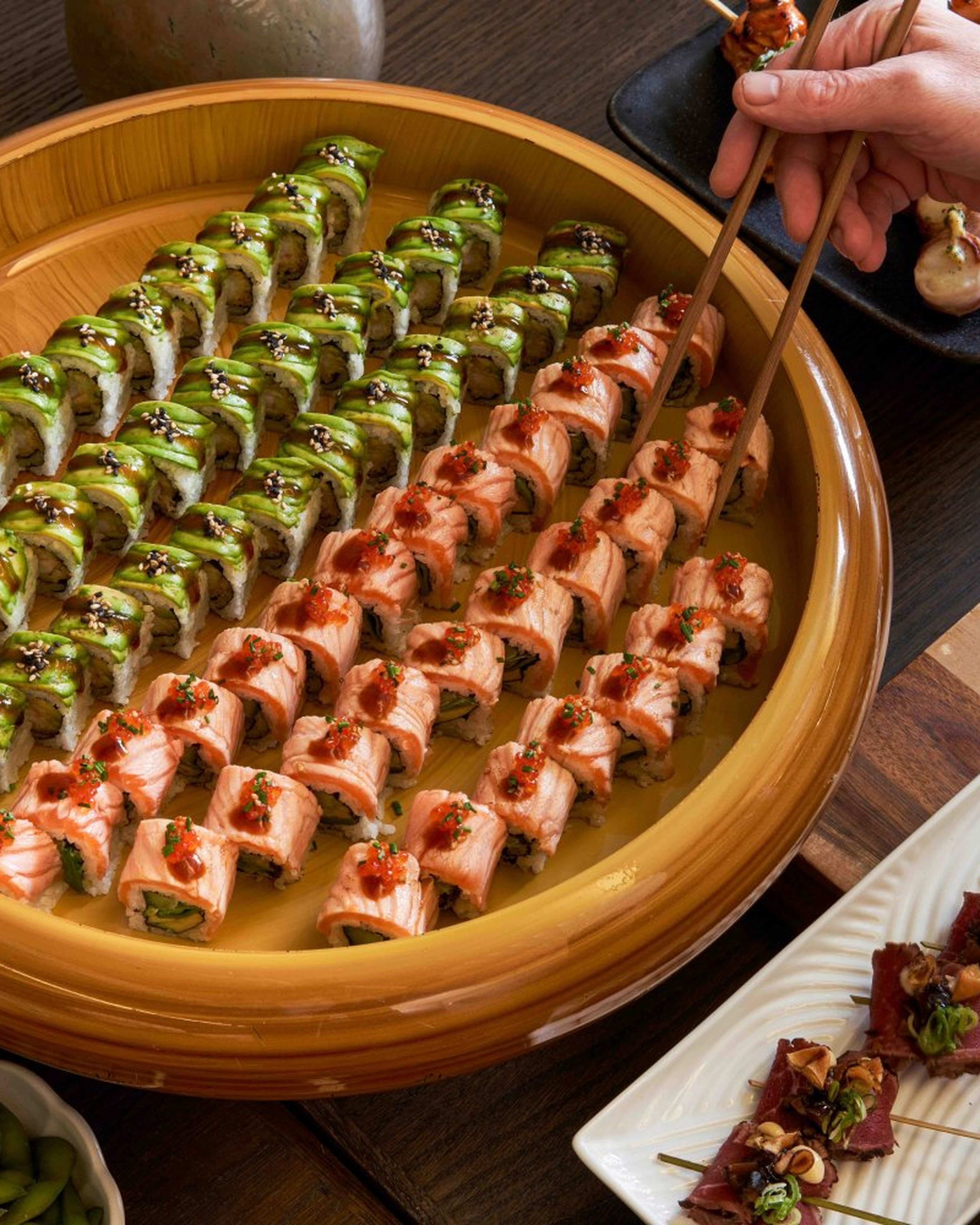 Restaurant, catering, sushi, sticks, Japanese