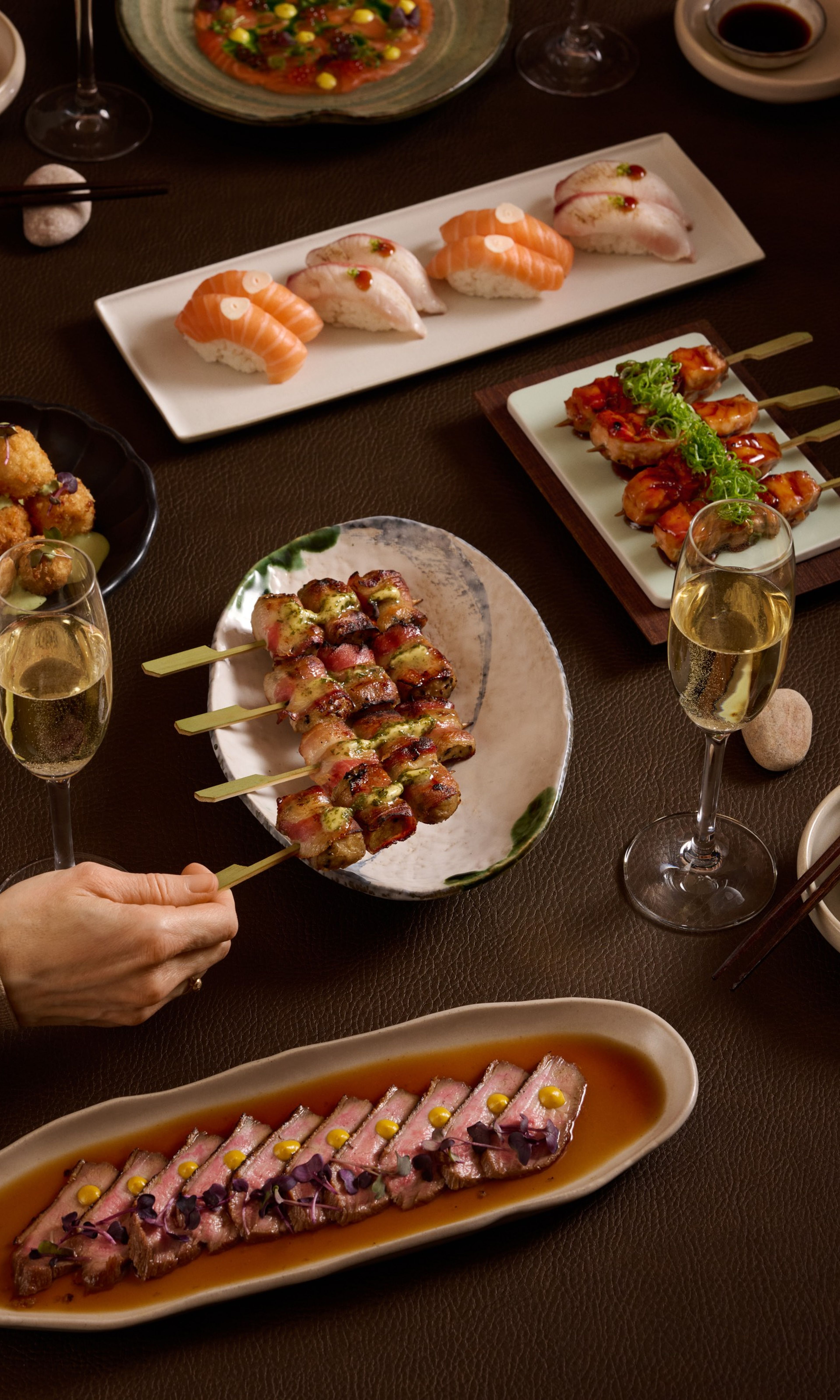 Christmas lunch, Christmas menu, sushi, Sticks'n'Sushi London