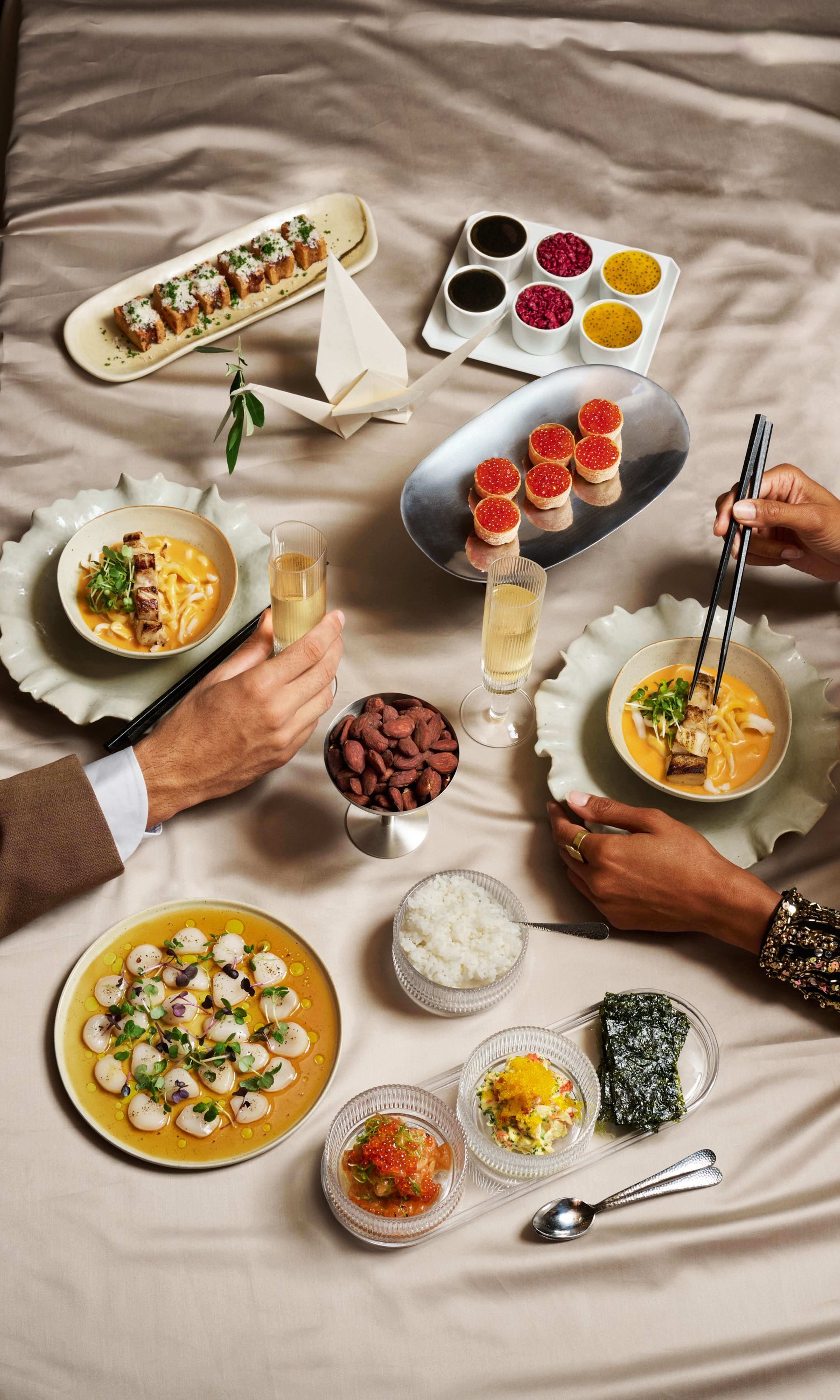 Nytårsaften, Takeaway, Sushi