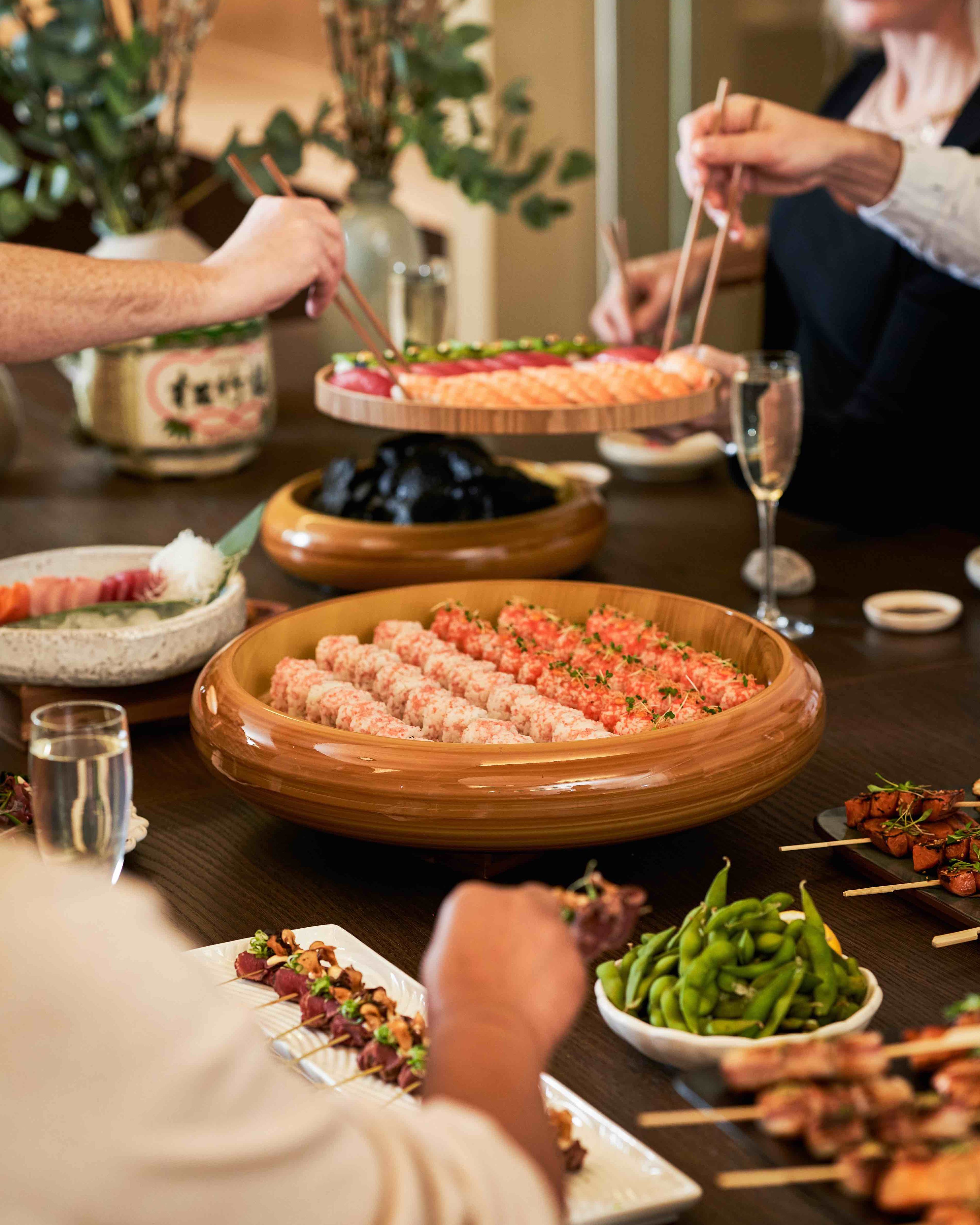 Restaurant, catering, sushi, sticks, Japanese