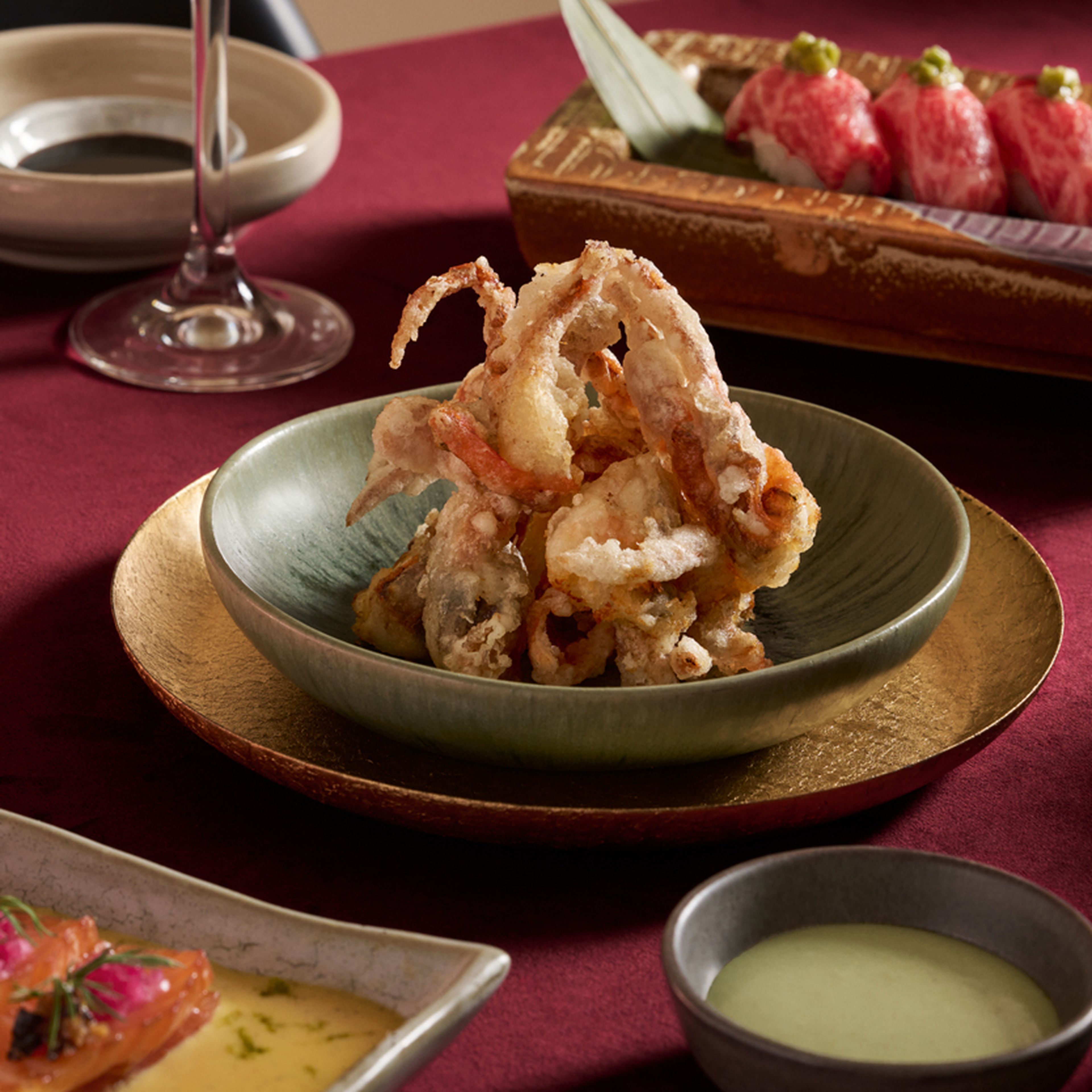 Christmas, Christmas lunch, sushi, sticks, private dining, catering