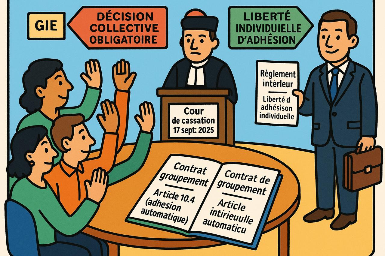 GIE: Arrêt de la Cour de cassation, chambre commerciale, 17 septembre 2025, Pourvoi n° 22/17877