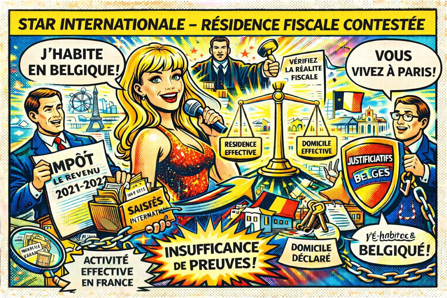 Angèle et soupçons de fraude fiscale : Arrêt de Cour d’Appel de Paris, 4 février 2026, n°25/05313