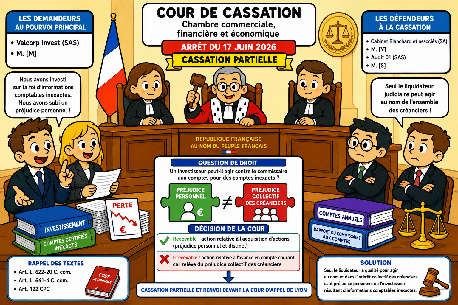 Procédure collective : Arrêt de la Cour de cassation, Chambre commerciale, 17 juin 2026, n° 25-13.536