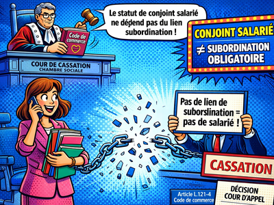 Conjoint salarié : Arrêt de la Cour de cassation, chambre sociale, 25 mars 2026, n°24-22.660