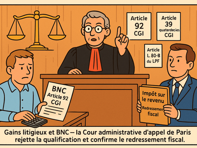 Conditions de qualification des BNC : Arrêt de la Cour administrative d'appel de Paris, 7ème chambre, 16 octobre 2025, n°23PA05275