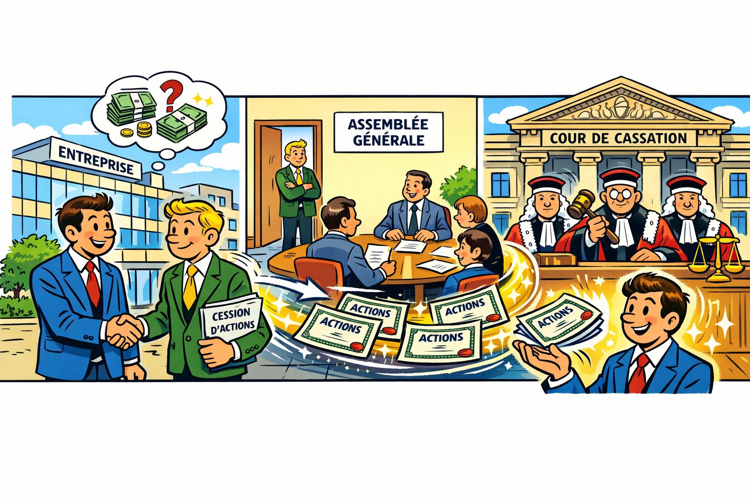 Résolution judiciaire d'une cession d'actions : Arrêt de la Cour de cassation, chambre commerciale, 17 décembre 2025, n° 24-12.019