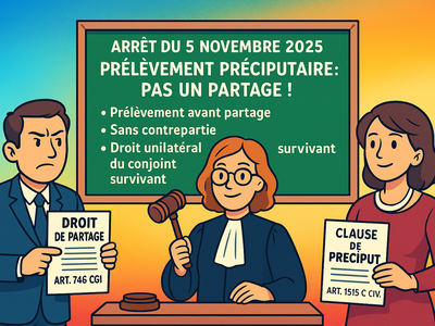 Clause de préciput : Arrêt de la Cour de cassation, chambre commerciale, 5 novembre 2025, n° 23-19.780