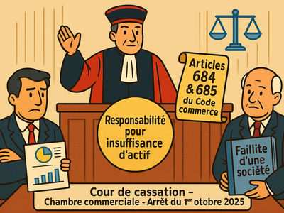 Responsabilité pour insuffisance d'actif : Arrêt de la Cour de cassation, chambre commerciale, 1er octobre 2025, Pourvoi n° 23-12.234