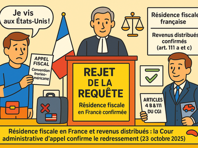 Résidence fiscale : Arrêt de la Cour administrative d'appel de Lyon, 2ème chambre, 23 octobre 2025, n° 24LY01000