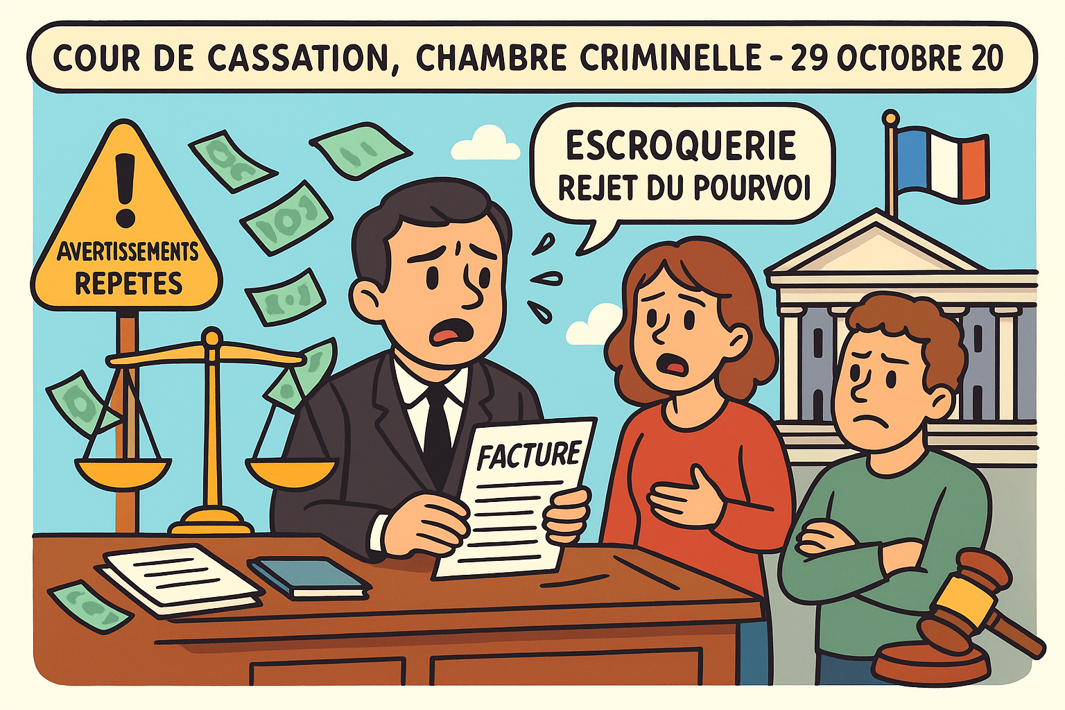 Escroquerie : Arrêt de la Cour de cassation, chambre criminelle, 29 octobre 2025, n° 23-82.631