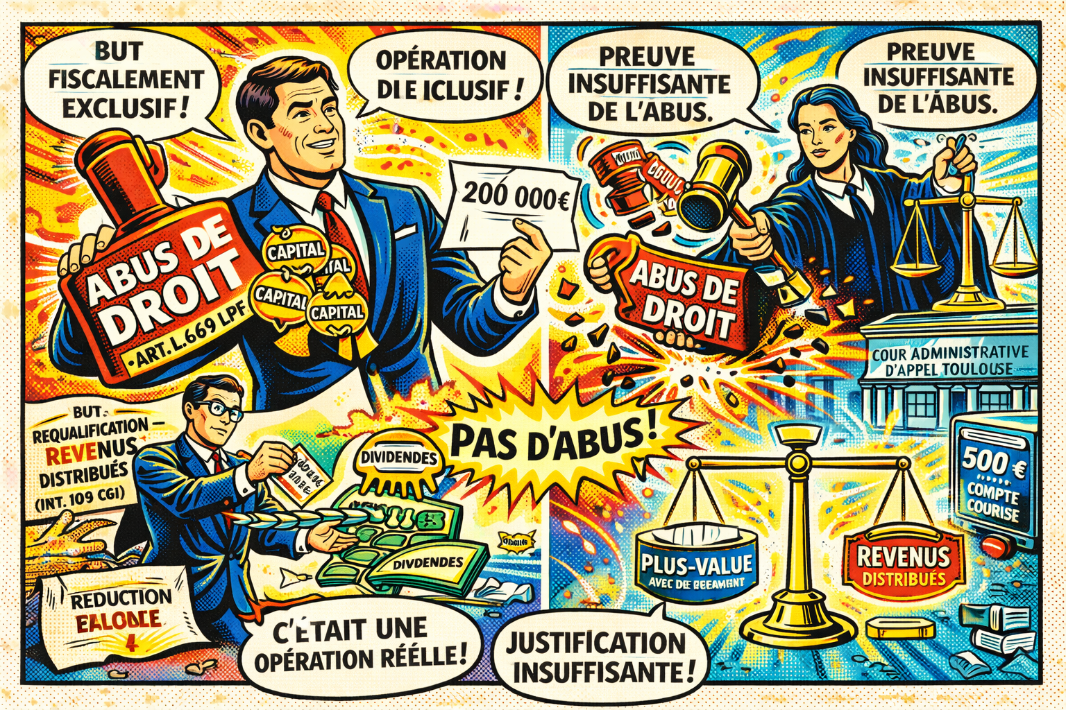 Rachat de titres & Abus de droit : Arrêt de la Cour Administrative d’Appel de Toulouse, 12 février 2026, n° 24TL00941