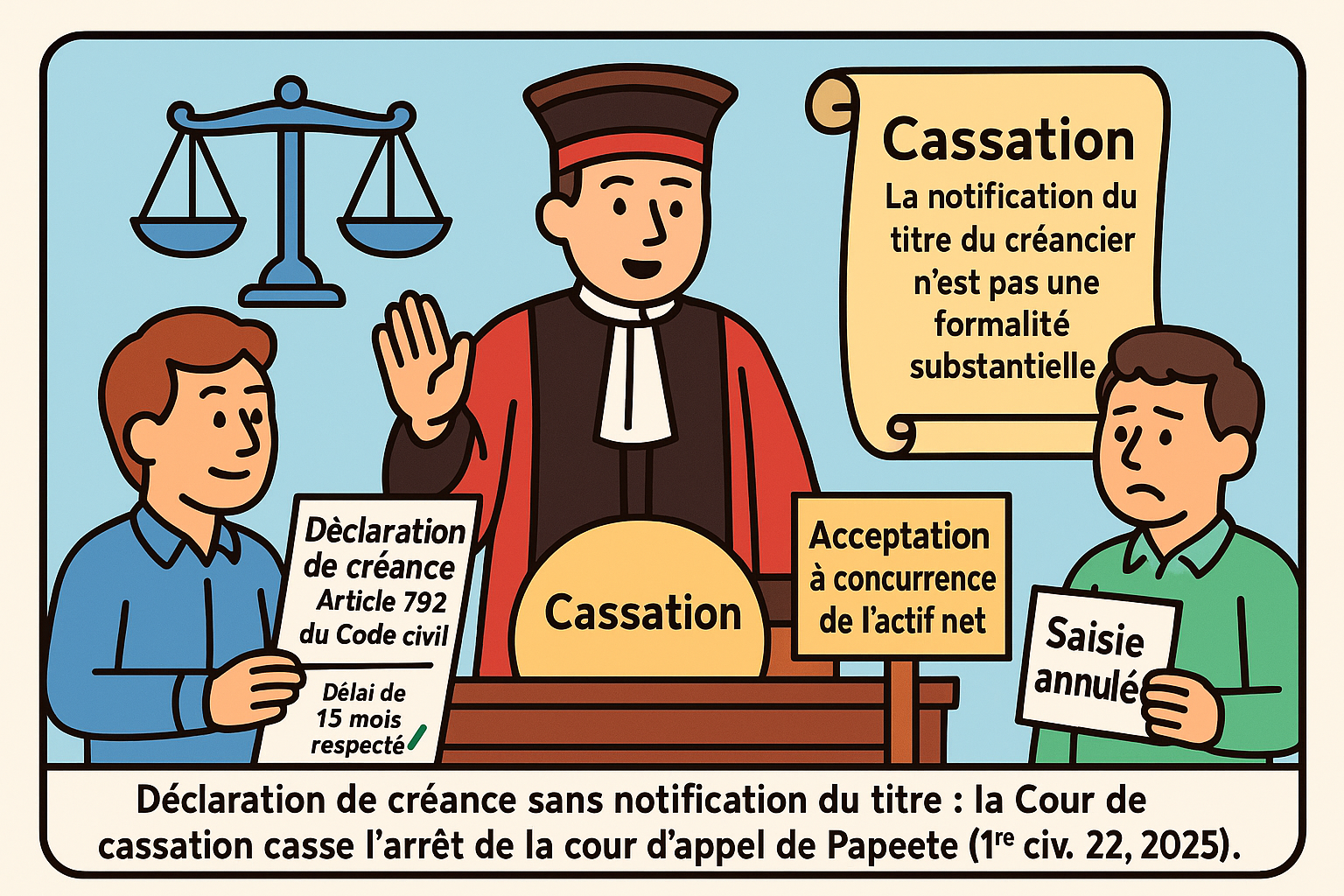 Succession : Arrêt de la Cour de cassation, première chambre civile, 22 octobre 2025, Pourvoi n° 23-18.010