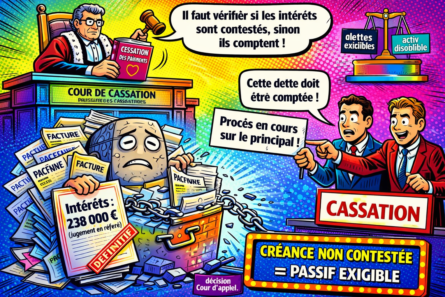 Passif exigible : Arrêt de la Cour de cassation, chambre commerciale, 25 mars 2026, n°25-10.686