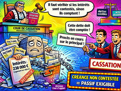Passif exigible : Arrêt de la Cour de cassation, chambre commerciale, 25 mars 2026, n°25-10.686