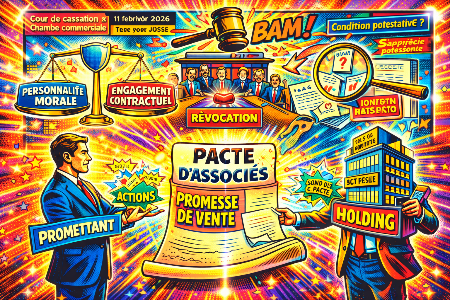 Promesse de vente & potestativité : Arrêt de la Cour de cassation, chambre commerciale, 11 février 2026, n°24-18.443
