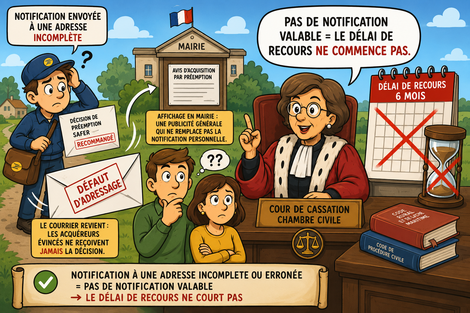 Préemption SAFER : Arrêt de la Cour de cassation, troisième chambre civile, 9 juillet 2026, n° 25-15.423